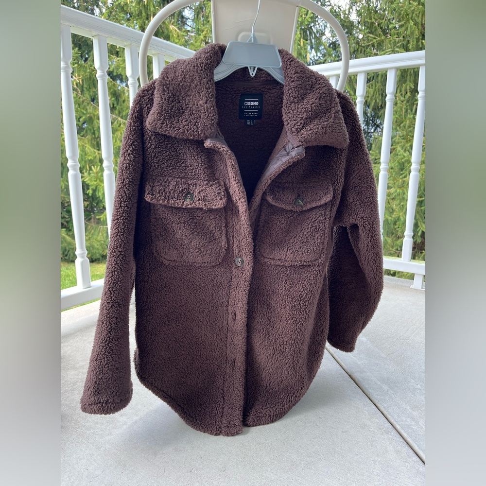 Brown Sherpa jacket